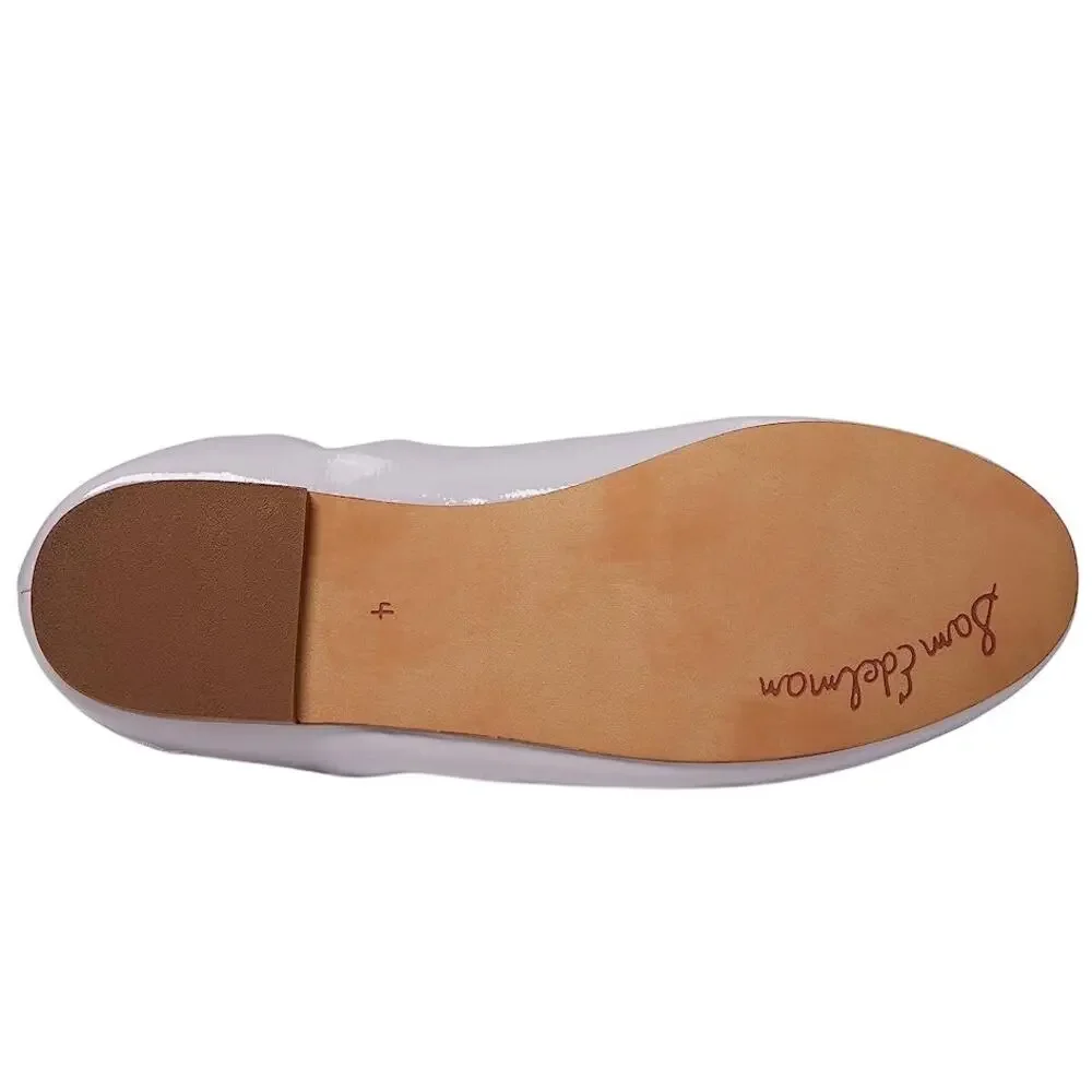 Sam Edelman Kids Felicia Ballet Flats US 3 M EU 35 Soft Lilac Vegan Leather NIB